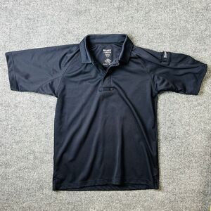 Blackhawk! Warrior Wear Mens Small Dark Blue Performance Short Sleeve Polo